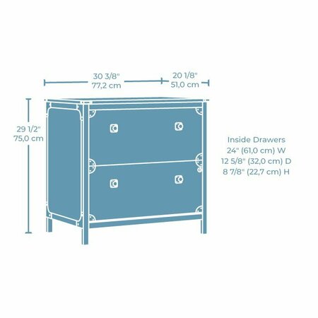 Worksense By Sauder Foundry Road Lateral File , Unit comes fully assembled minimal hardware attachment required 428164